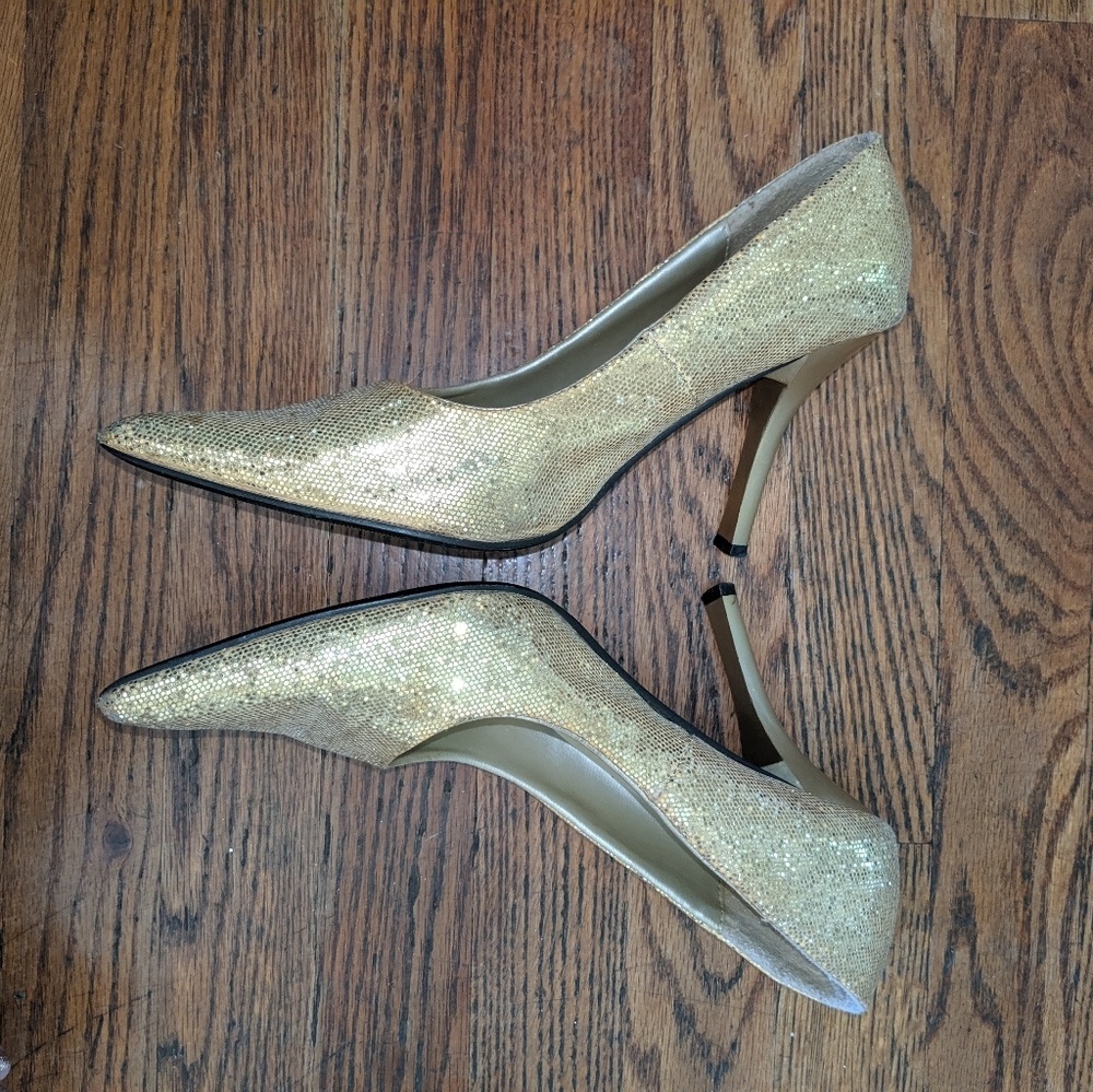 Shimmering Gold Stiletto